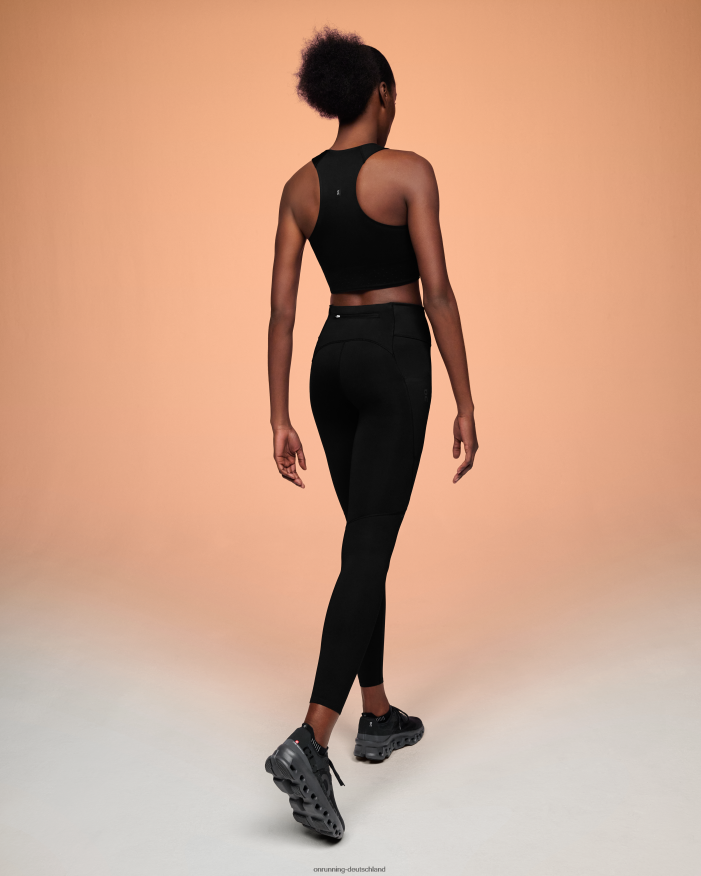 Frauen 4TJ868192 Schwarz Performance-Strumpfhose On Running