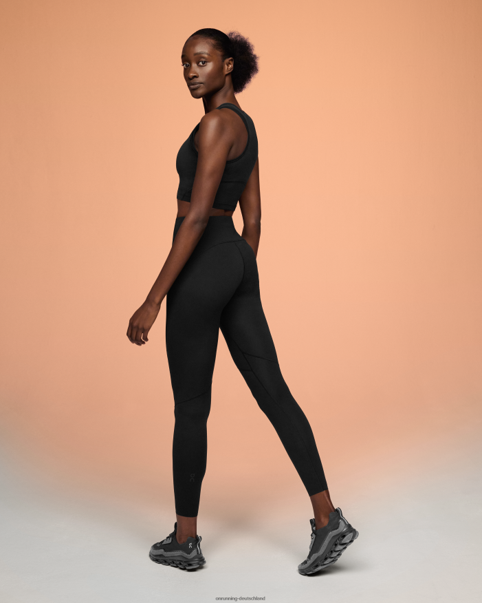 Frauen 4TJ868236 Schwarz Bewegungsstrumpfhose lang On Running