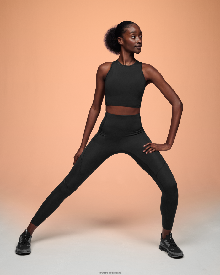 Frauen 4TJ868236 Schwarz Bewegungsstrumpfhose lang On Running