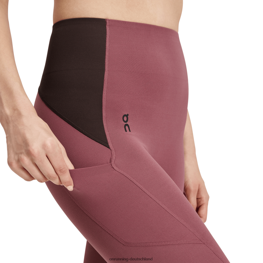 Frauen 4TJ868267 Kirsche Bewegungs-3/4-Strumpfhose On Running