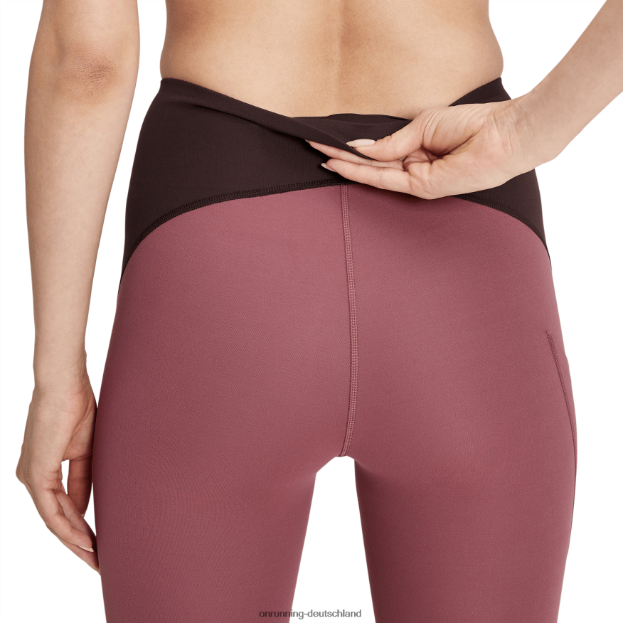 Frauen 4TJ868267 Kirsche Bewegungs-3/4-Strumpfhose On Running