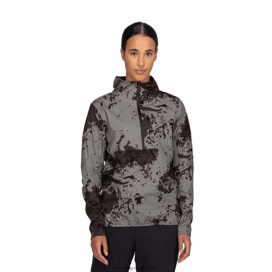 Frauen 4TJ868142 Sonnenfinsternis/Schwarz wasserdichter Anorak On Running