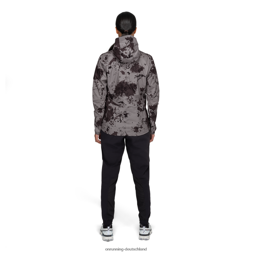 Frauen 4TJ868142 Sonnenfinsternis/Schwarz wasserdichter Anorak On Running
