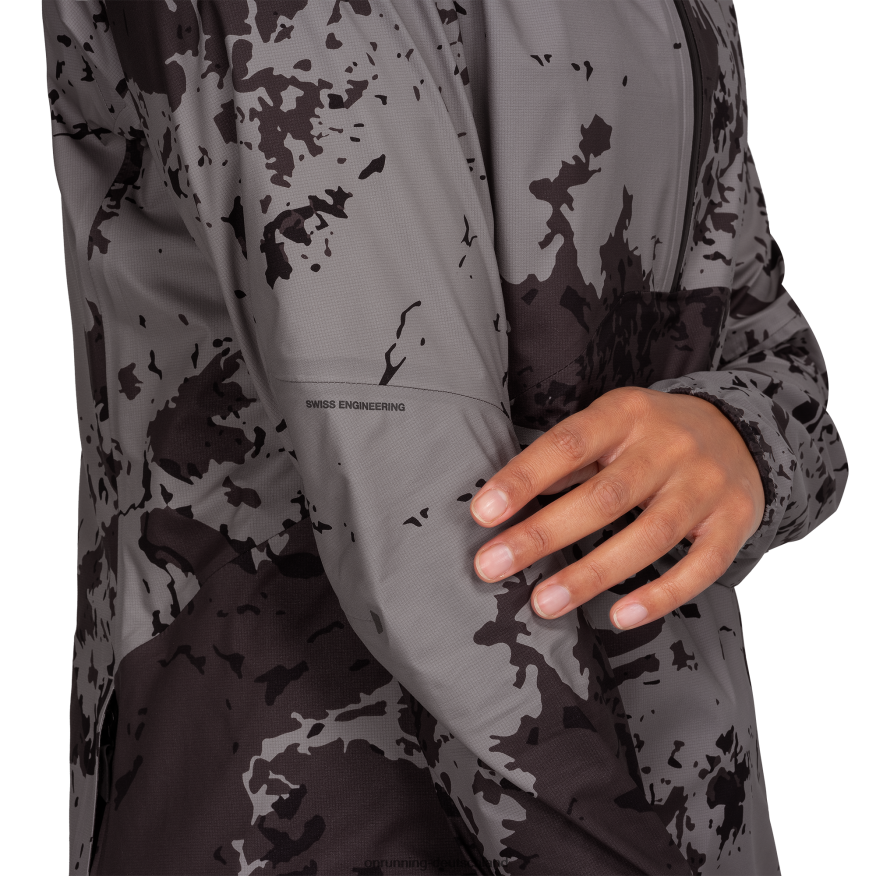 Frauen 4TJ868142 Sonnenfinsternis/Schwarz wasserdichter Anorak On Running