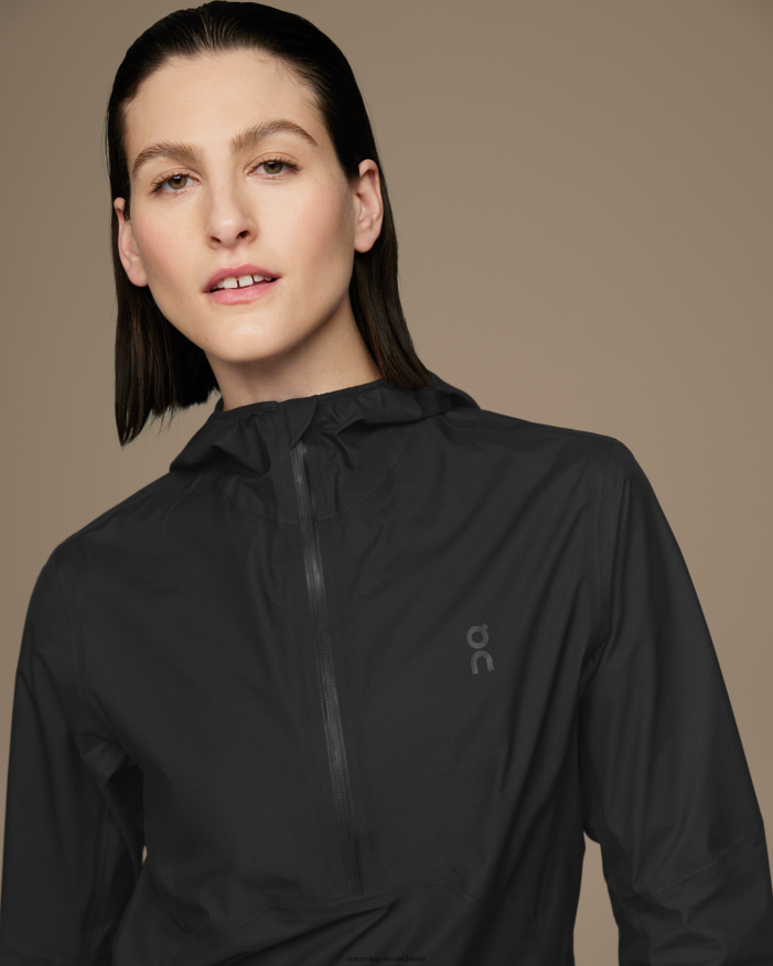 Frauen 4TJ868144 Schwarz wasserdichter Anorak On Running