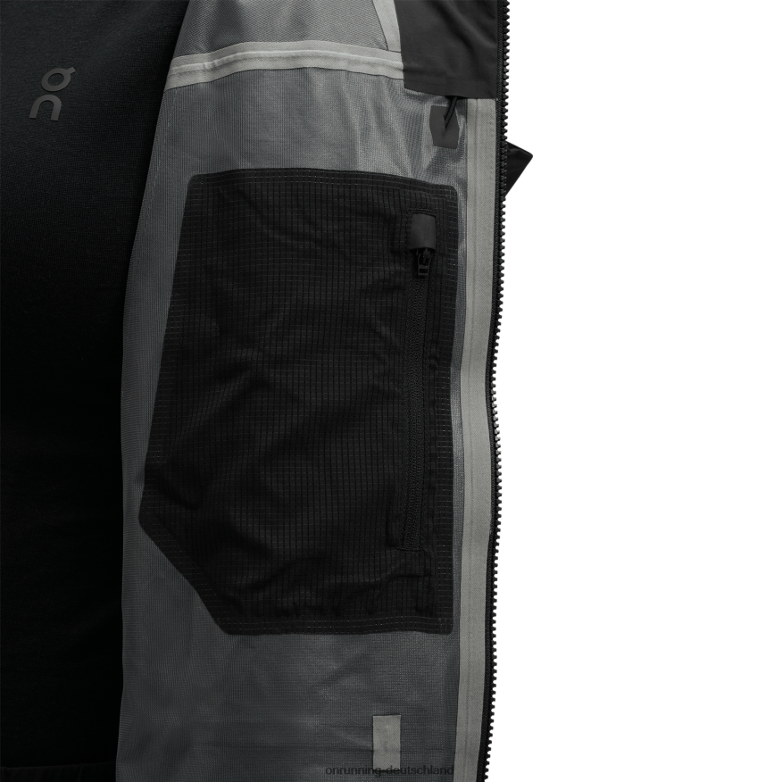 Frauen 4TJ868328 Schwarz Sturmjacke On Running