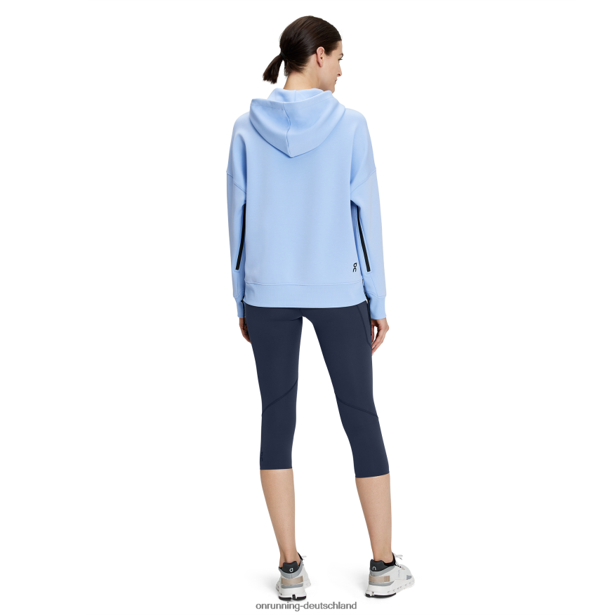 Frauen 4TJ86872 Stratosphäre/Marine Kapuzenpullover On Running