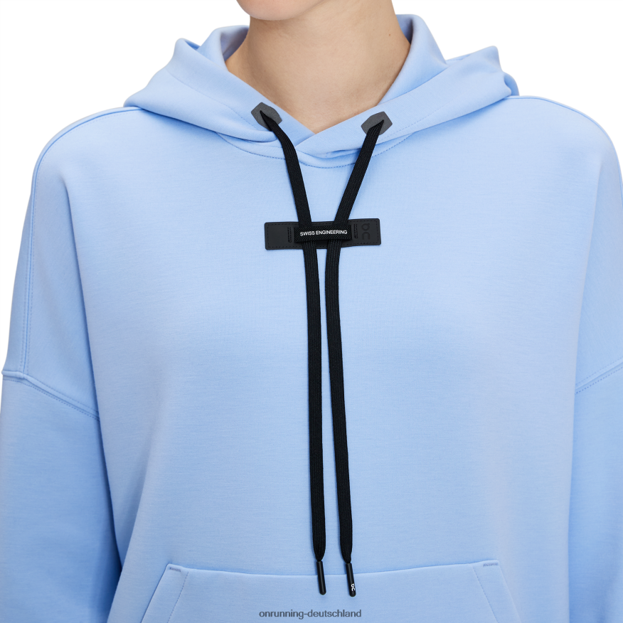 Frauen 4TJ86872 Stratosphäre/Marine Kapuzenpullover On Running