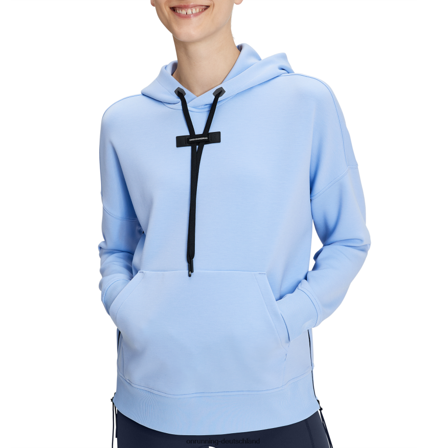 Frauen 4TJ86872 Stratosphäre/Marine Kapuzenpullover On Running