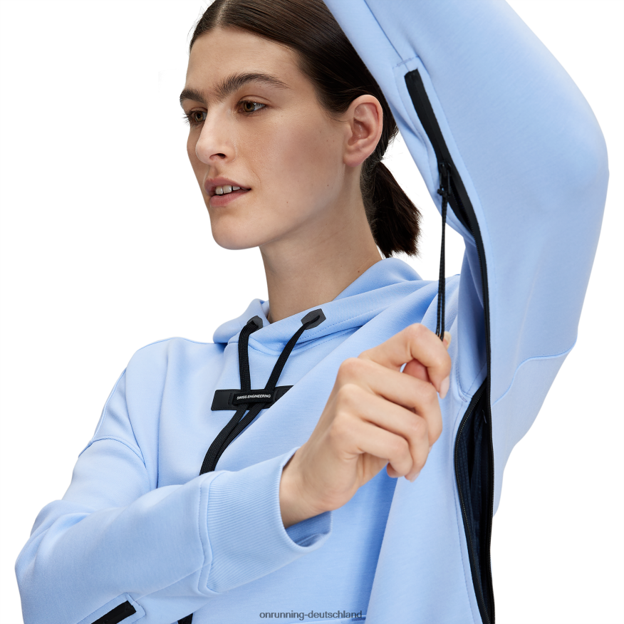 Frauen 4TJ86872 Stratosphäre/Marine Kapuzenpullover On Running