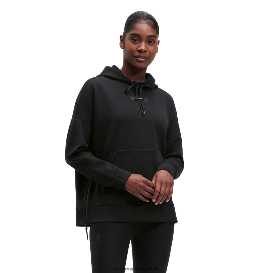 Frauen 4TJ86874 Schwarz Kapuzenpullover On Running