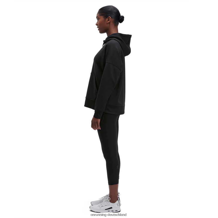 Frauen 4TJ86874 Schwarz Kapuzenpullover On Running