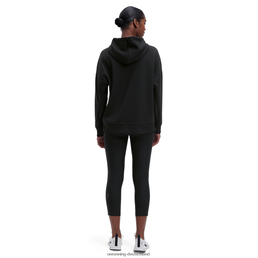 Frauen 4TJ86874 Schwarz Kapuzenpullover On Running