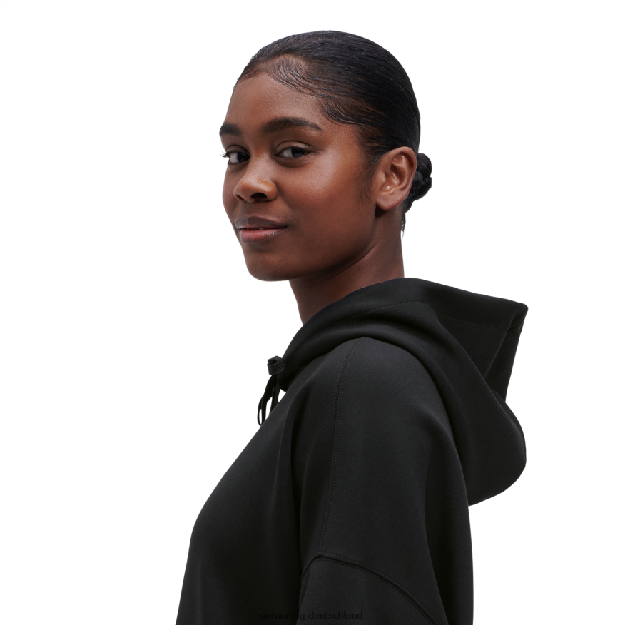 Frauen 4TJ86874 Schwarz Kapuzenpullover On Running