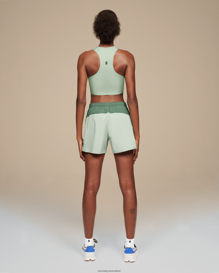 Frauen 4TJ868239 Moos/Efeu unverzichtbare Shorts On Running
