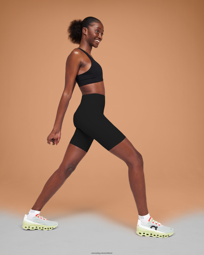 Frauen 4TJ868296 Schwarz Bewegungsstrumpfhose kurz On Running