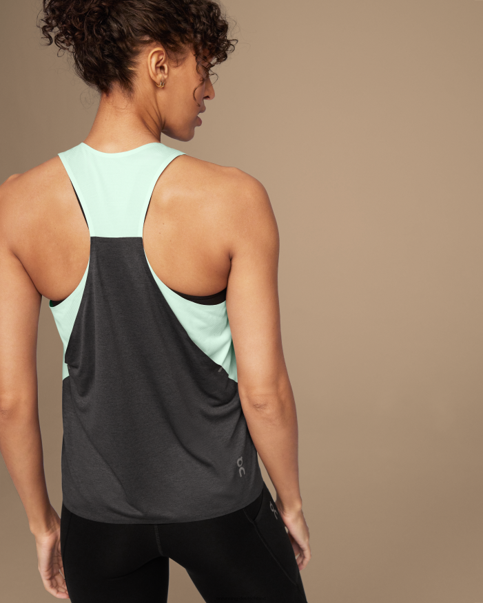 Frauen 4TJ868123 Bach/Schwarz Tank-t On Running