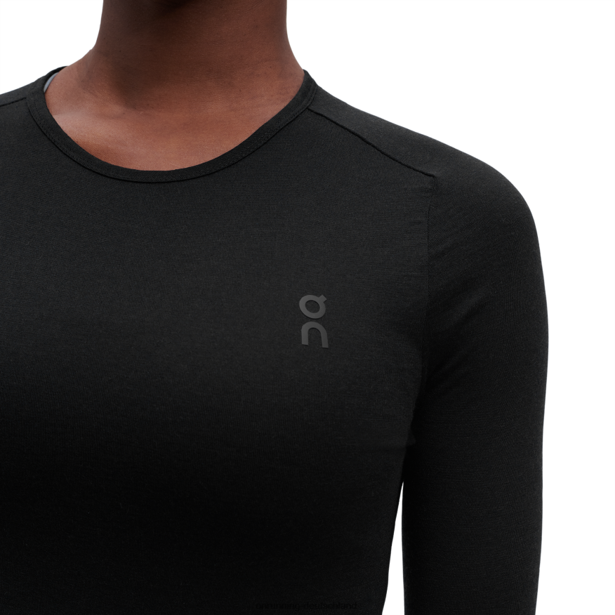 Frauen 4TJ868302 Schwarz Merino-Long-T On Running