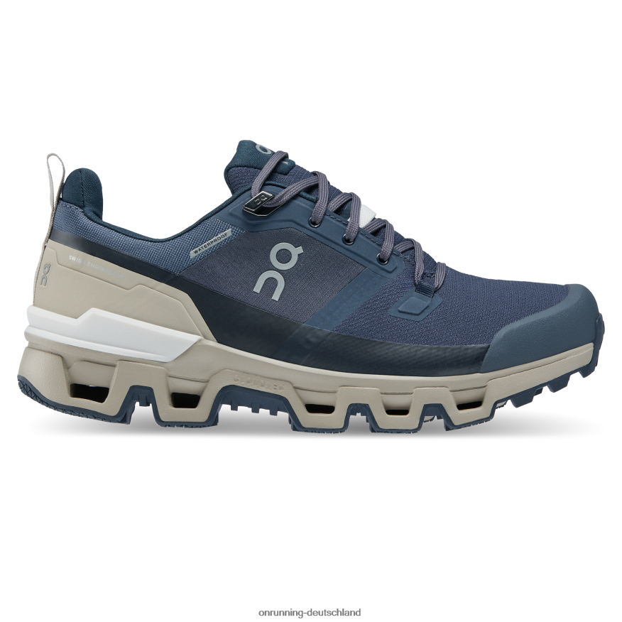Frauen 4TJ86822 Marine/Wüste Cloudwander wasserdicht On Running
