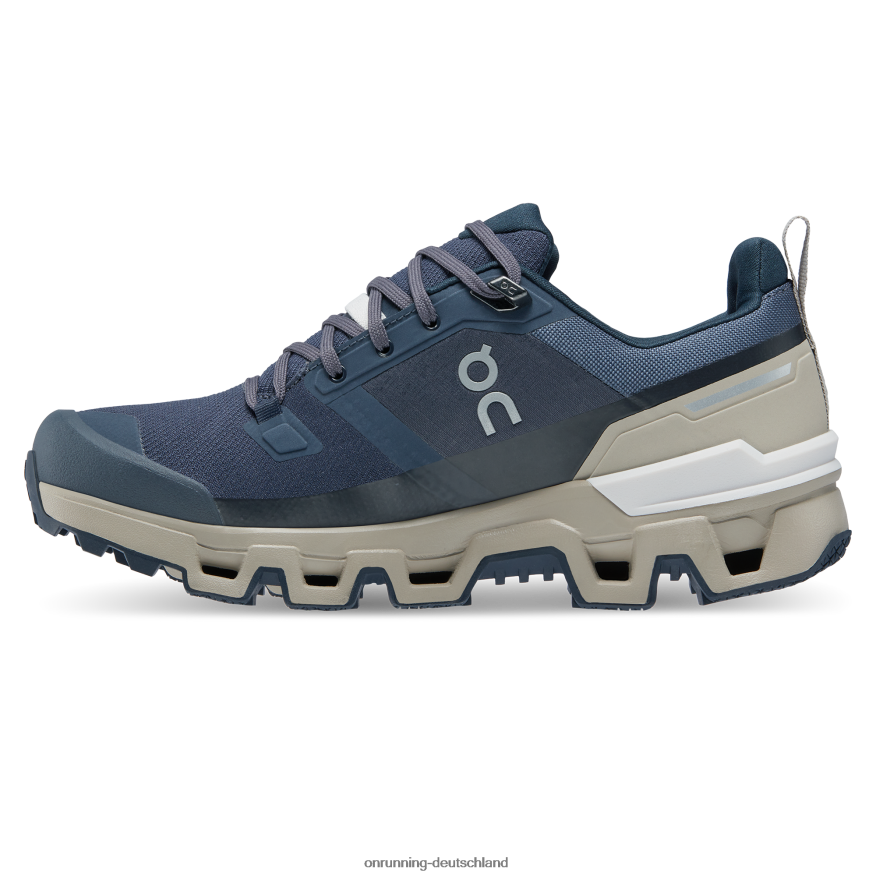 Frauen 4TJ86822 Marine/Wüste Cloudwander wasserdicht On Running