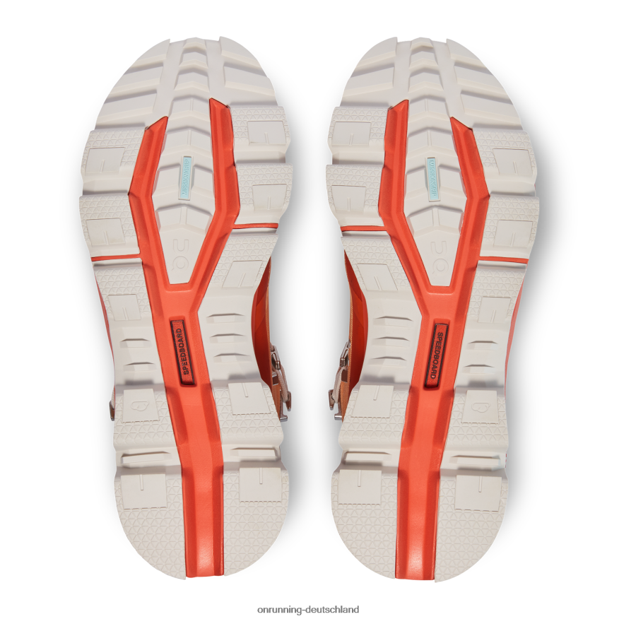 Frauen 4TJ86855 Kupfer/Fackel Cloudrock 2 wasserdicht On Running