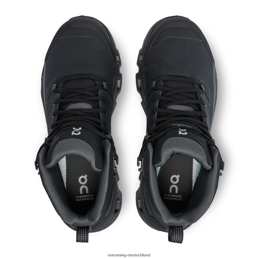 Frauen 4TJ86856 schwarz/finsternis Cloudrock 2 wasserdicht On Running