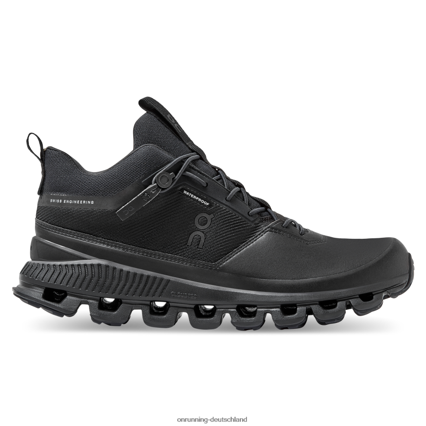 Frauen 4TJ868509 alles schwarz Cloud Hi wasserdicht On Running