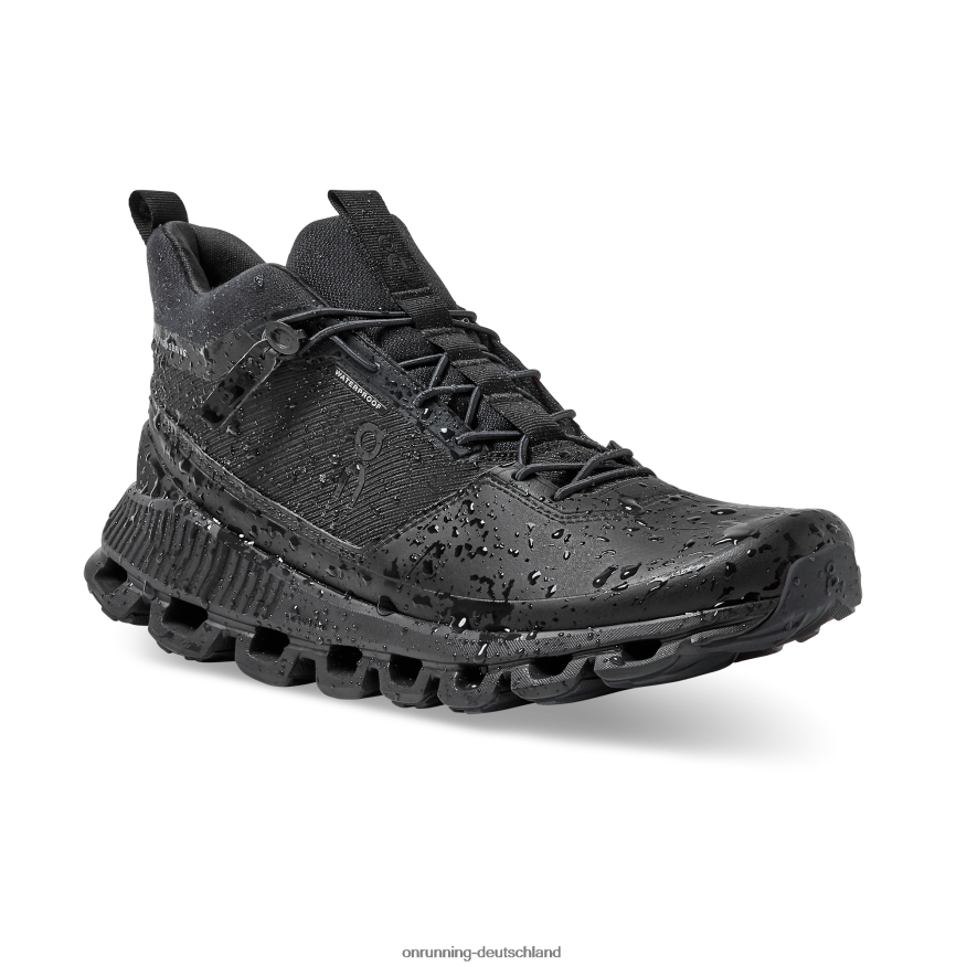 Frauen 4TJ868509 alles schwarz Cloud Hi wasserdicht On Running