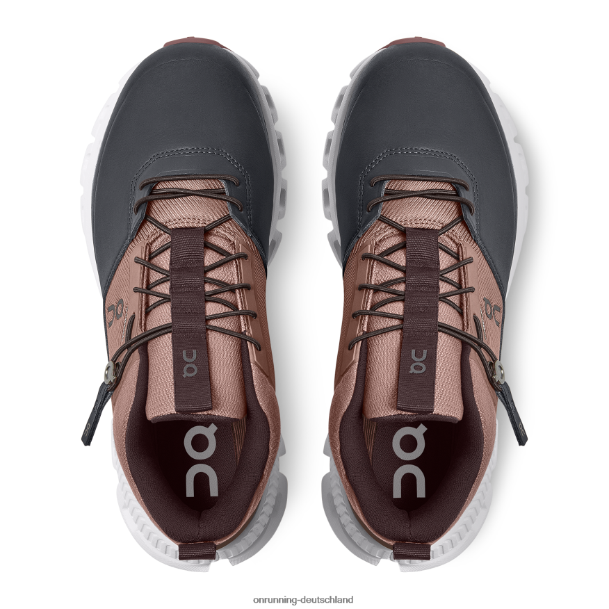 Frauen 4TJ868510 Kakao/Kiesel Cloud Hi wasserdicht On Running