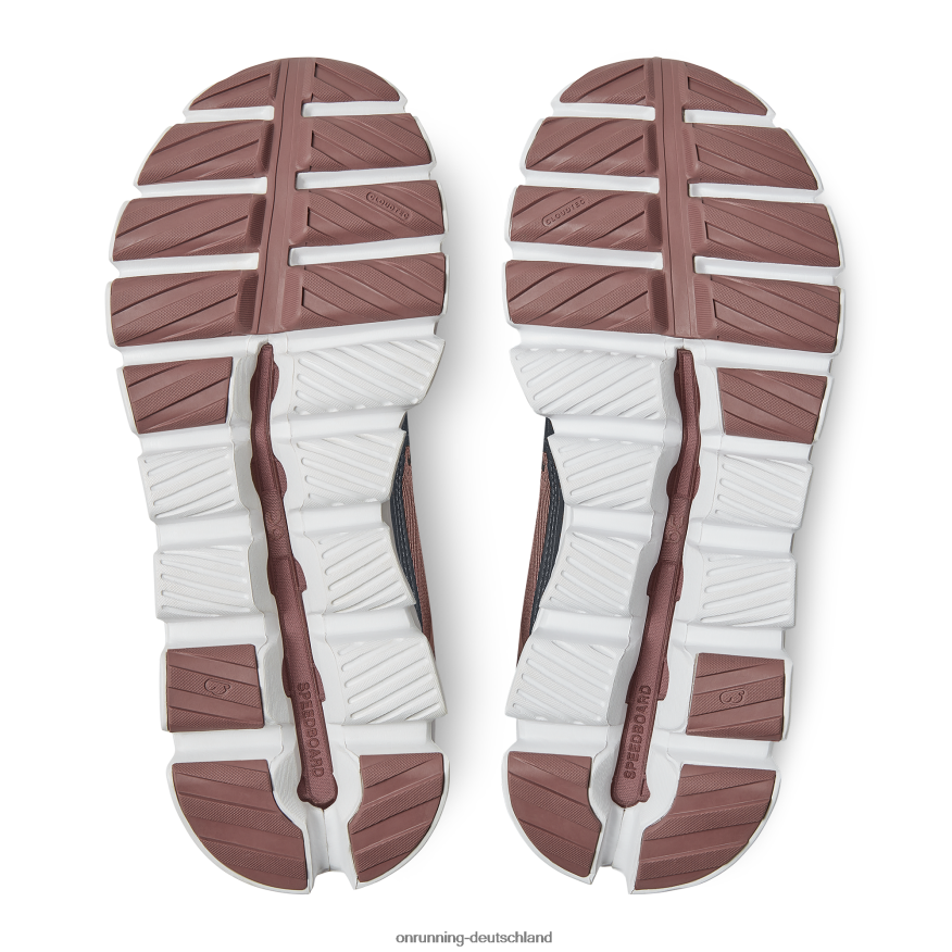 Frauen 4TJ868510 Kakao/Kiesel Cloud Hi wasserdicht On Running