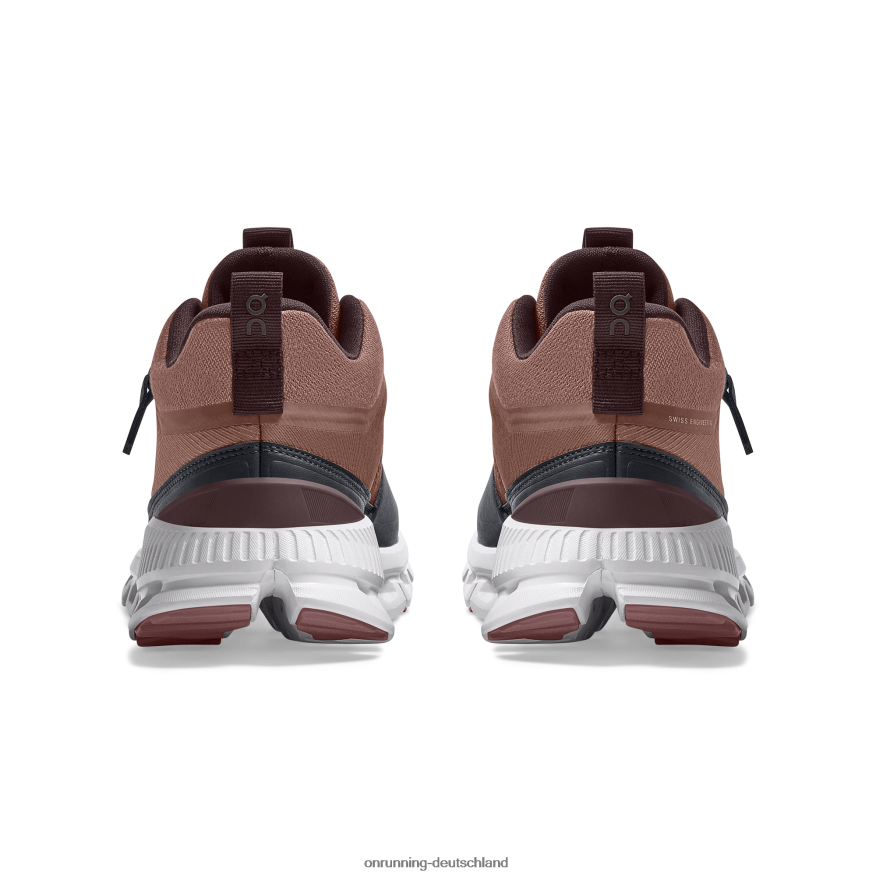 Frauen 4TJ868510 Kakao/Kiesel Cloud Hi wasserdicht On Running