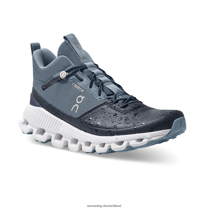 Frauen 4TJ868512 Staub/Marine Cloud Hi wasserdicht On Running