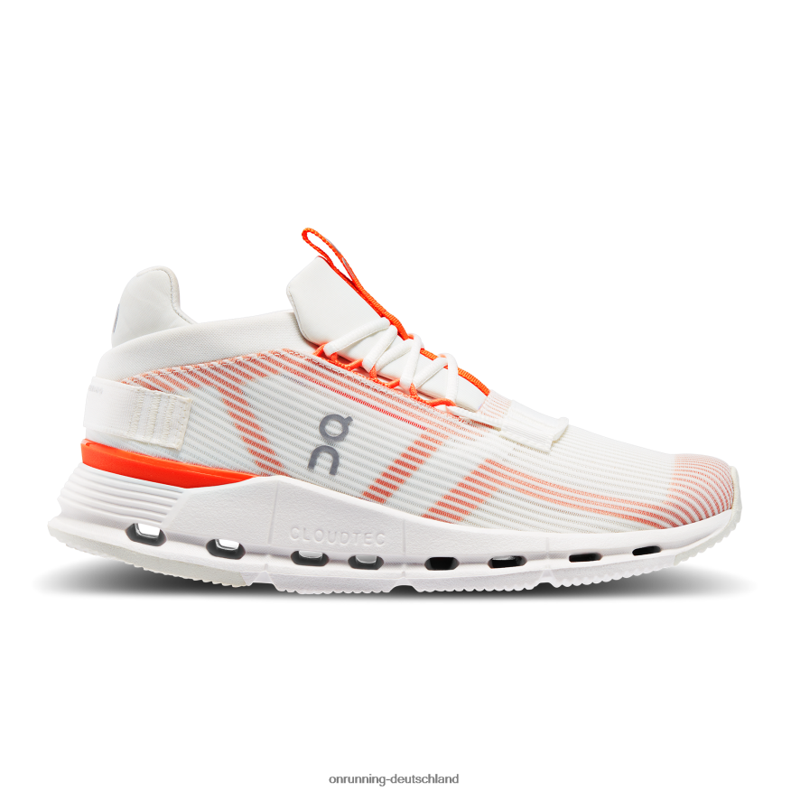 Frauen 4TJ868145 ungefärbt-weiß/flamme cloudnova leer On Running
