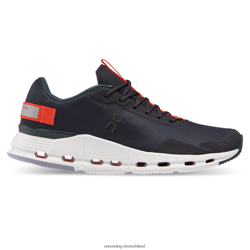 Frauen 4TJ868364 schwarze Flamme Cloudnova-Formular On Running
