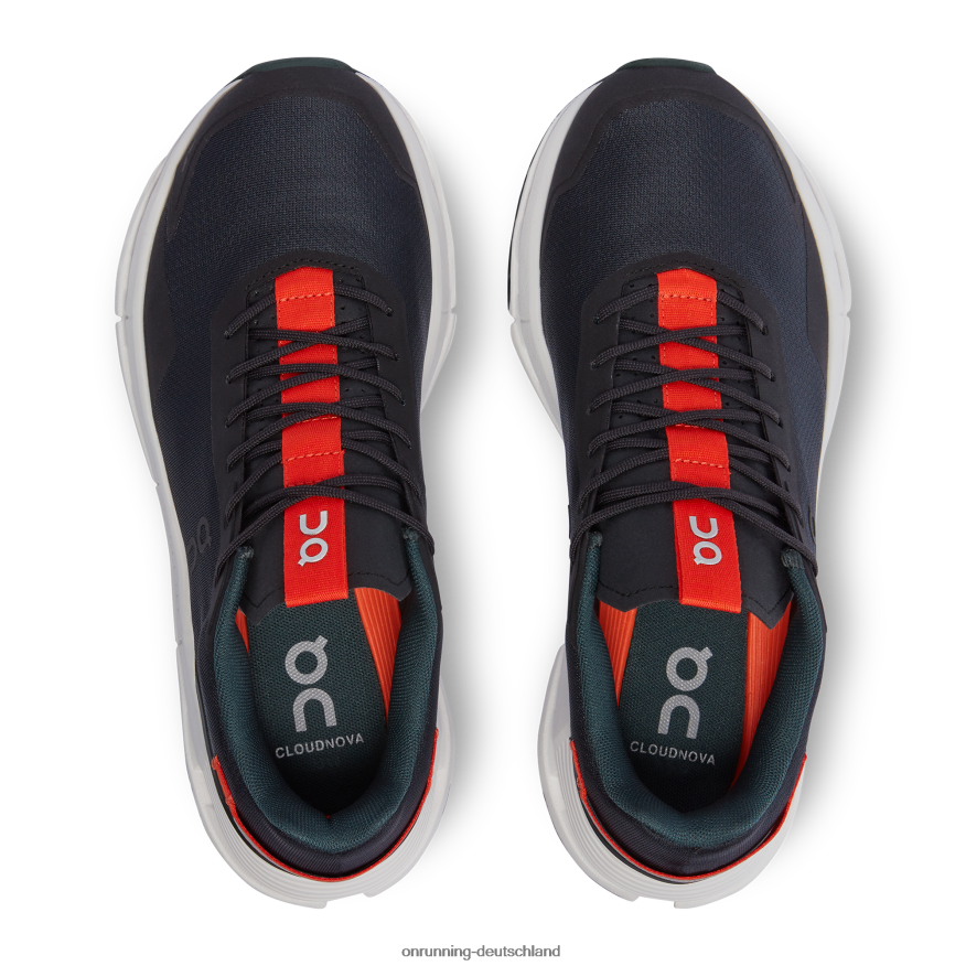 Frauen 4TJ868364 schwarze Flamme Cloudnova-Formular On Running