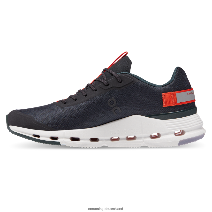 Frauen 4TJ868364 schwarze Flamme Cloudnova-Formular On Running