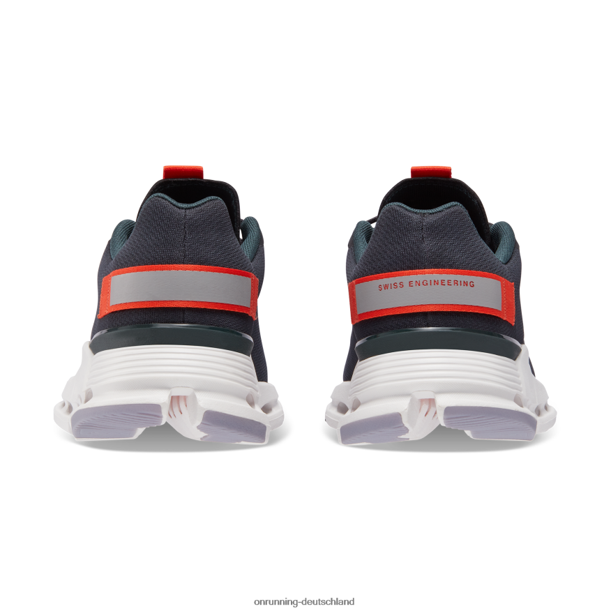Frauen 4TJ868364 schwarze Flamme Cloudnova-Formular On Running