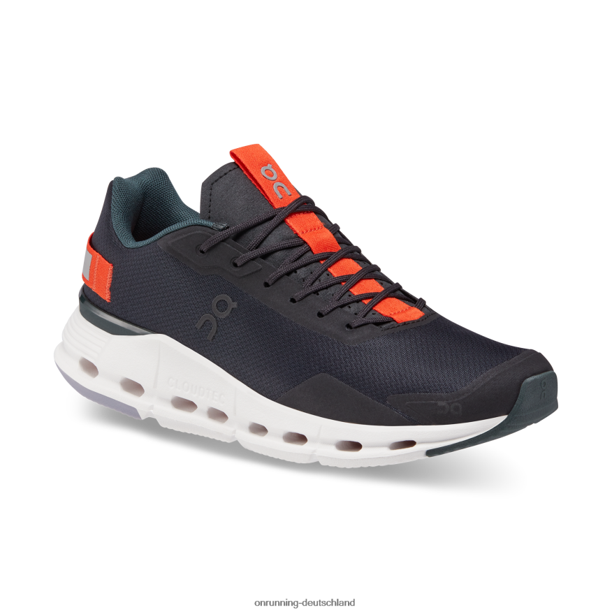 Frauen 4TJ868364 schwarze Flamme Cloudnova-Formular On Running