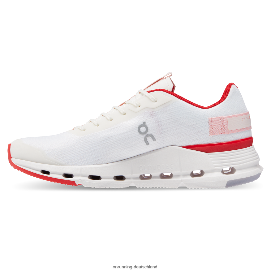 Frauen 4TJ868367 weiß Rot Cloudnova-Formular On Running