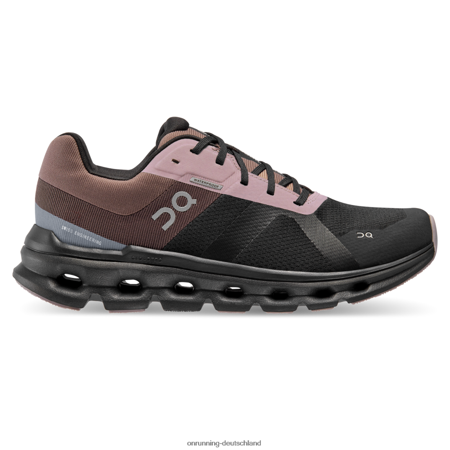 Frauen 4TJ868386 schwarz/traube Cloudrunner wasserdicht On Running