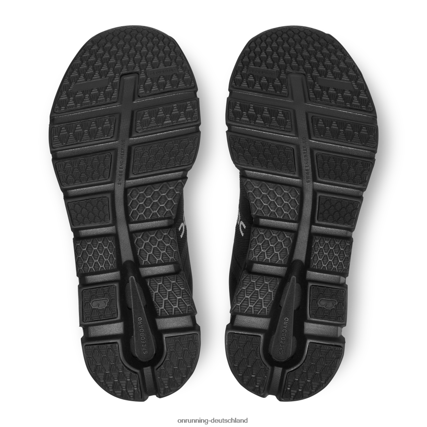 Frauen 4TJ868387 Schwarz Cloudrunner wasserdicht On Running