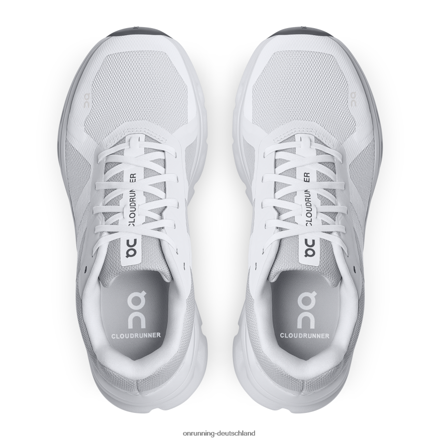 Frauen 4TJ868493 Weißer Frost Cloudrunner breit On Running