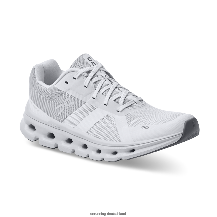 Frauen 4TJ868493 Weißer Frost Cloudrunner breit On Running