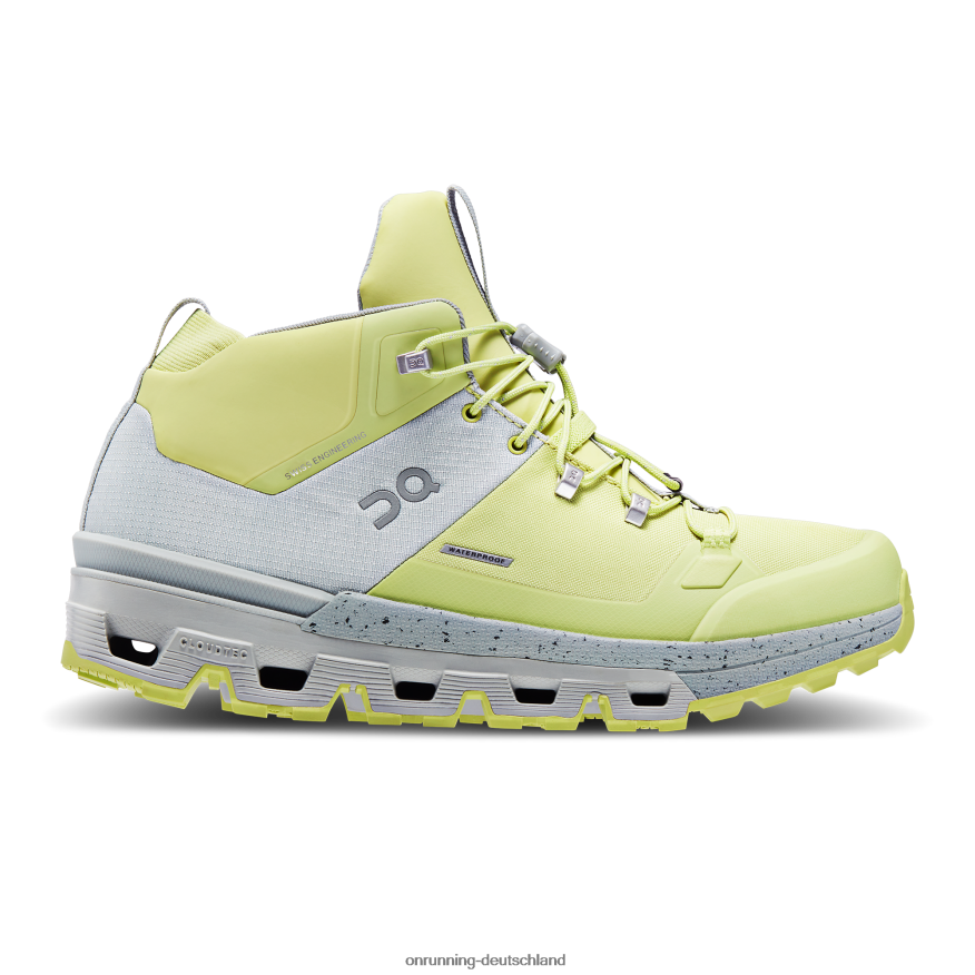 Frauen 4TJ868375 Gletscher/Zest Cloudtrax wasserdicht On Running