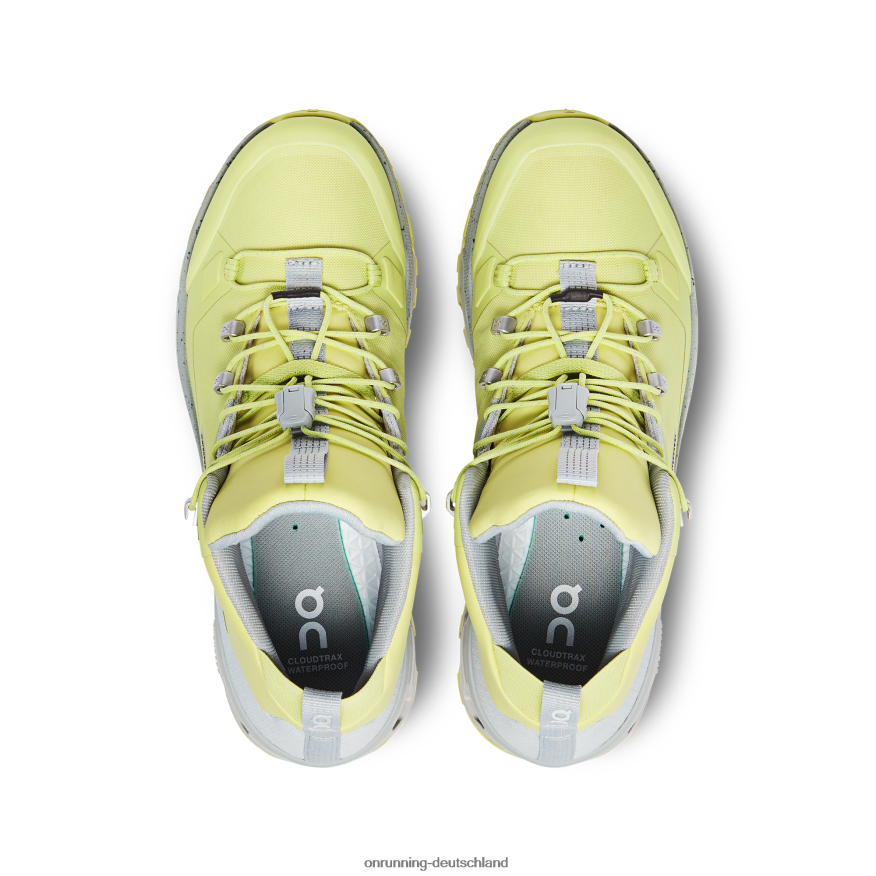 Frauen 4TJ868375 Gletscher/Zest Cloudtrax wasserdicht On Running