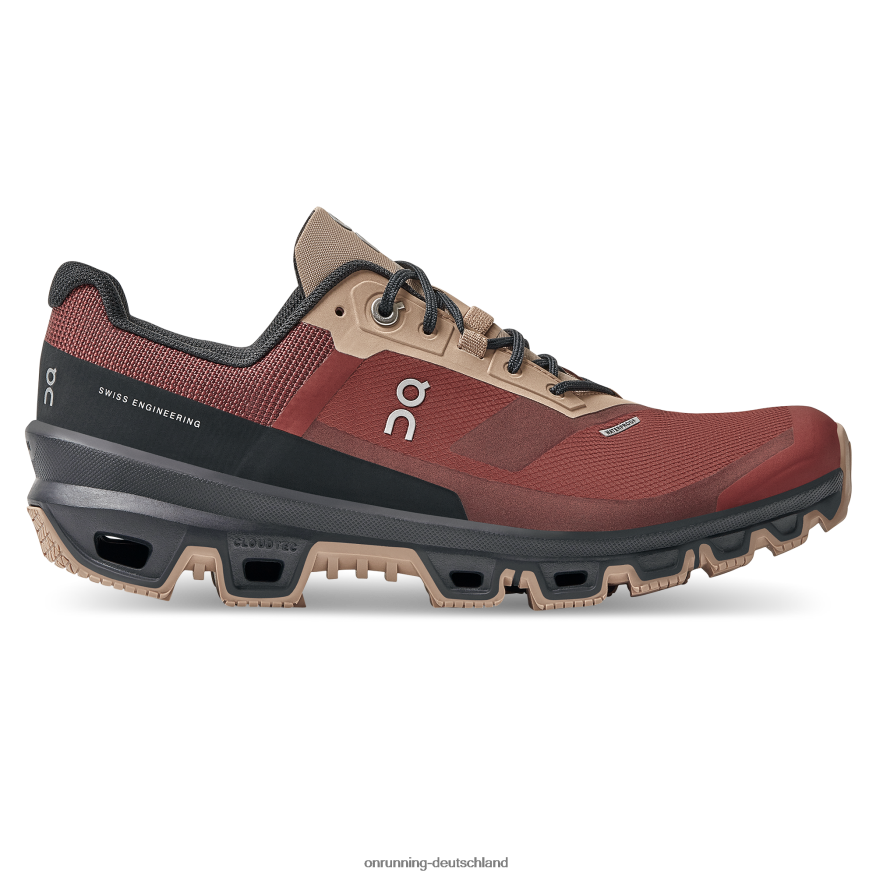Frauen 4TJ86870 Rubin/Magnet cloudventure wasserdicht On Running