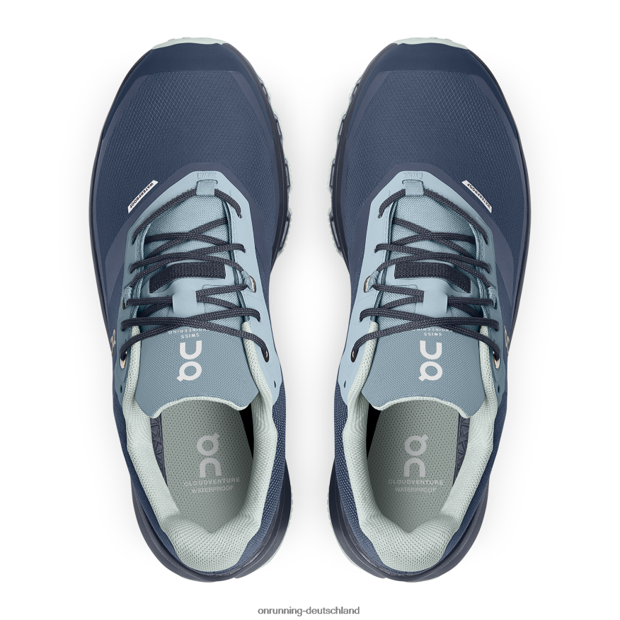 Frauen 4TJ86871 Denim/Mitternacht cloudventure wasserdicht On Running