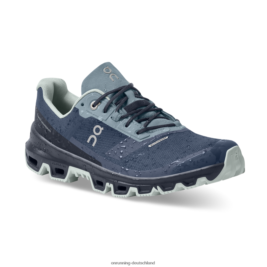 Frauen 4TJ86871 Denim/Mitternacht cloudventure wasserdicht On Running