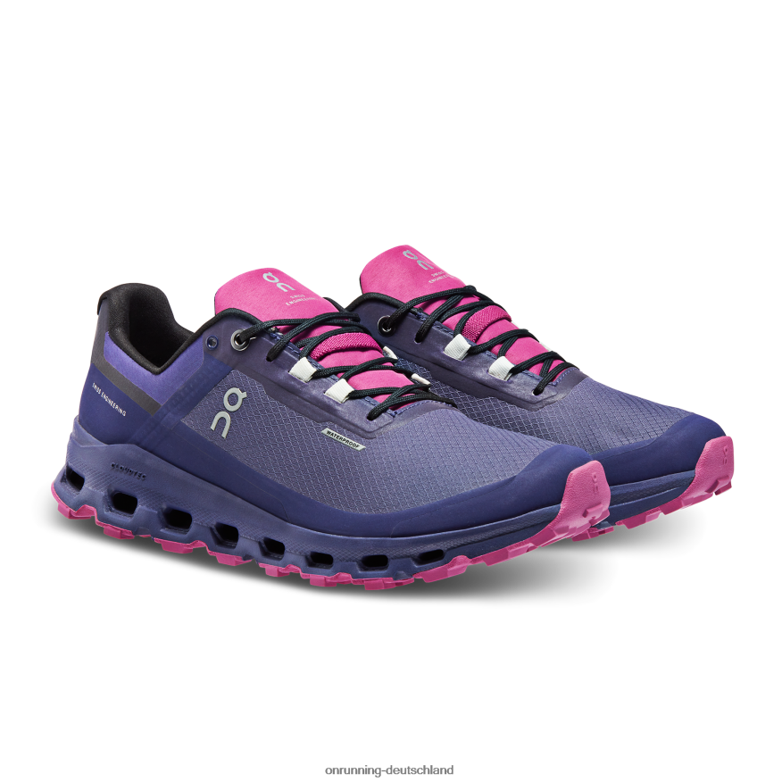 Frauen 4TJ86864 Feuerstein/Acai cloudvista wasserdicht On Running