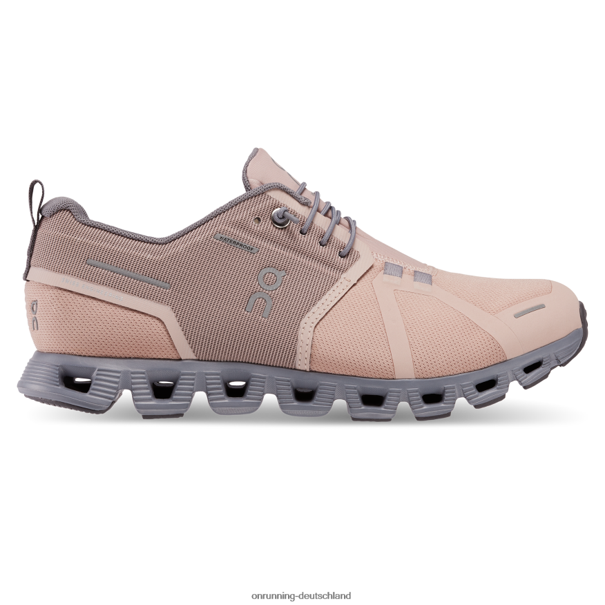 Frauen 4TJ868186 Rose/Fossil Wolke 5 wasserdicht On Running